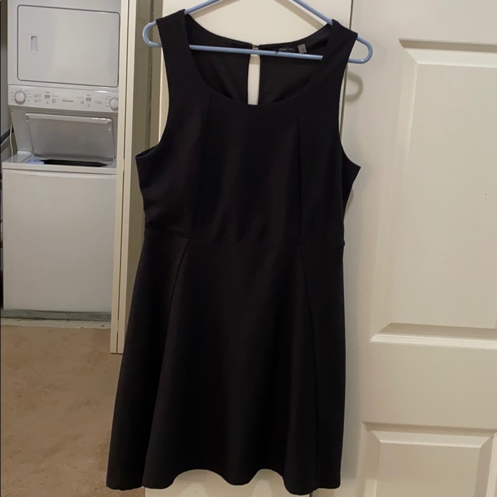 COPY - Black fit and flare boutique dress